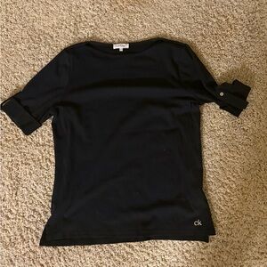 Calvin Klein Elegant Black Blouse